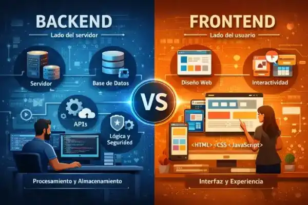 Backend vs Frontend: la diferencia que todo programador debería entender