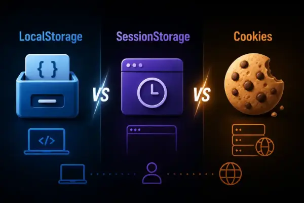 LocalStorage vs SessionStorage vs Cookies: diferencias clave explicadas