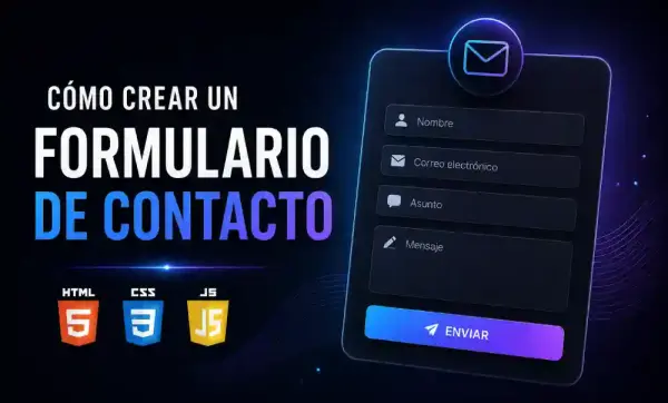 Cómo crear un formulario de contacto con HTML, CSS y JavaScript
