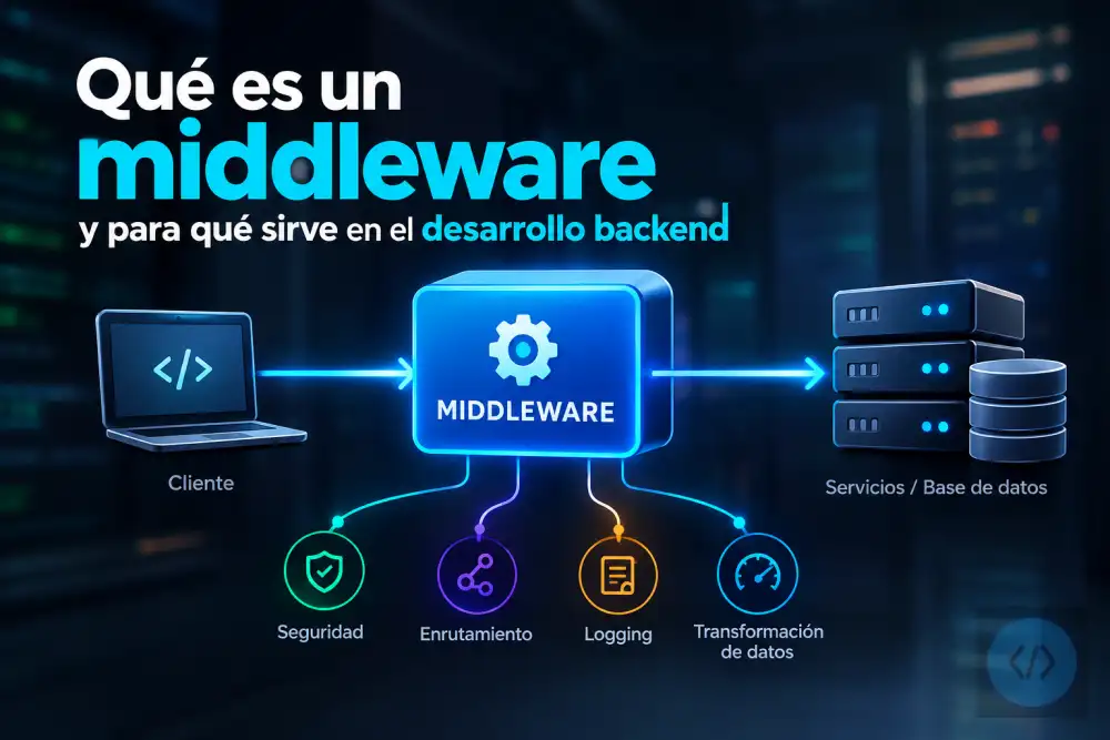 Qué es un middleware y para qué sirve en el desarrollo backend