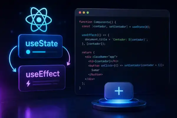 useState y useEffect explicados con ejemplos reales