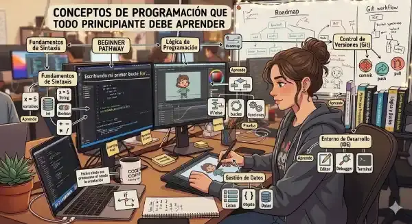 Los 10 conceptos de programación que todo principiante debe aprender