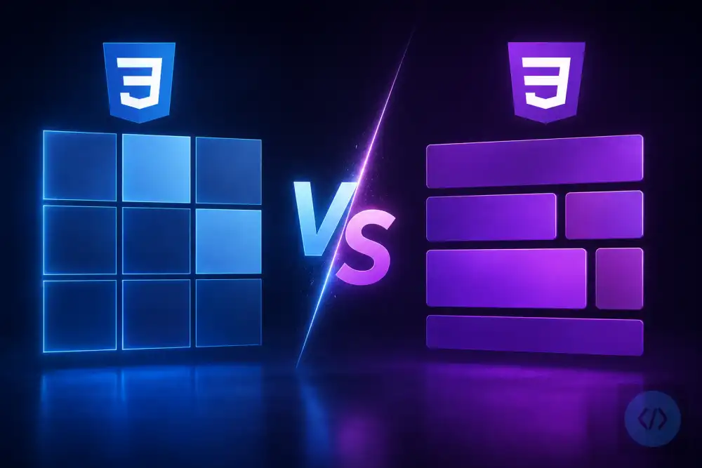 CSS Grid vs Flexbox: cuándo usar cada uno con ejemplos
