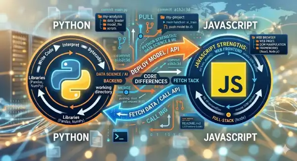 Python vs JavaScript: ¿Cuál lenguaje aprender primero en 2026?