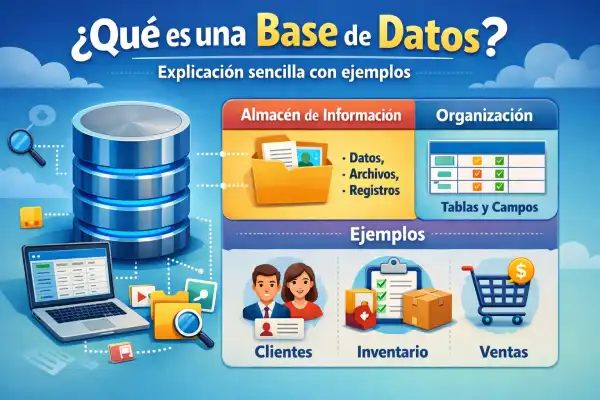 ¿Qué es una Base de Datos? Explicación sencilla con ejemplos