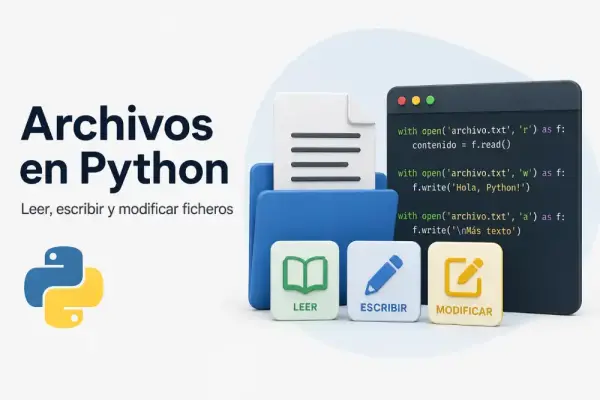 Cómo trabajar con Archivos en Python: leer, escribir y modificar ficheros
