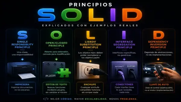 Principios SOLID explicados con ejemplos reales