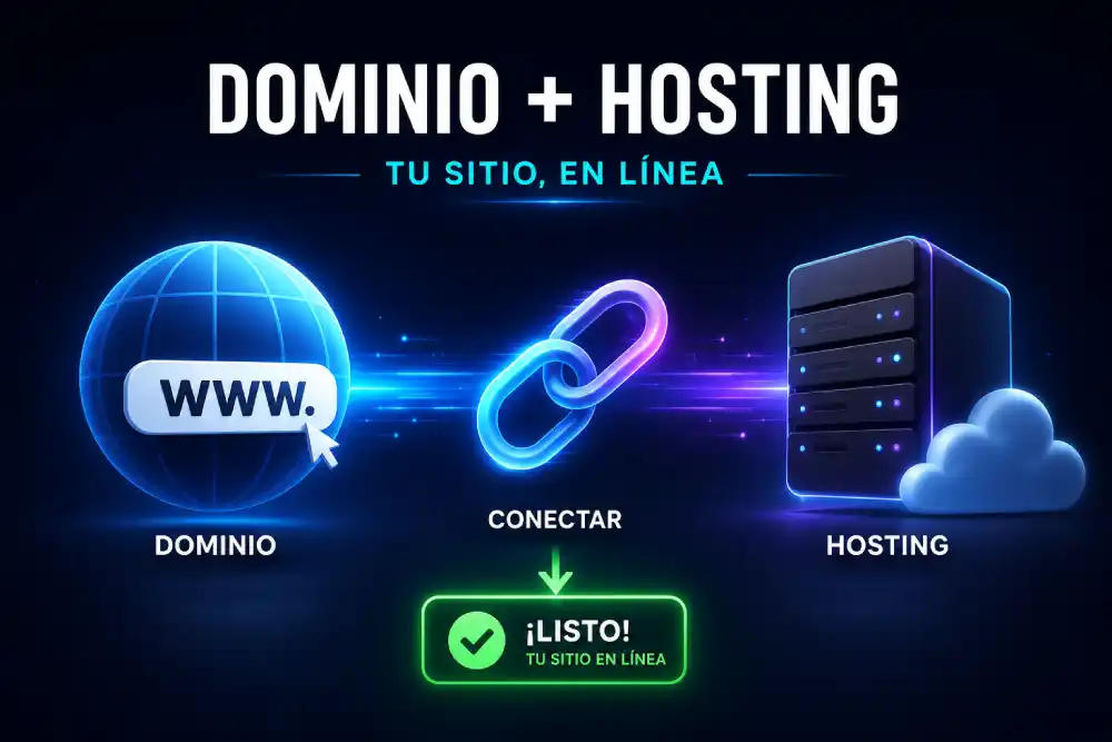 Cómo configurar un dominio y conectarlo a tu hosting paso a paso
