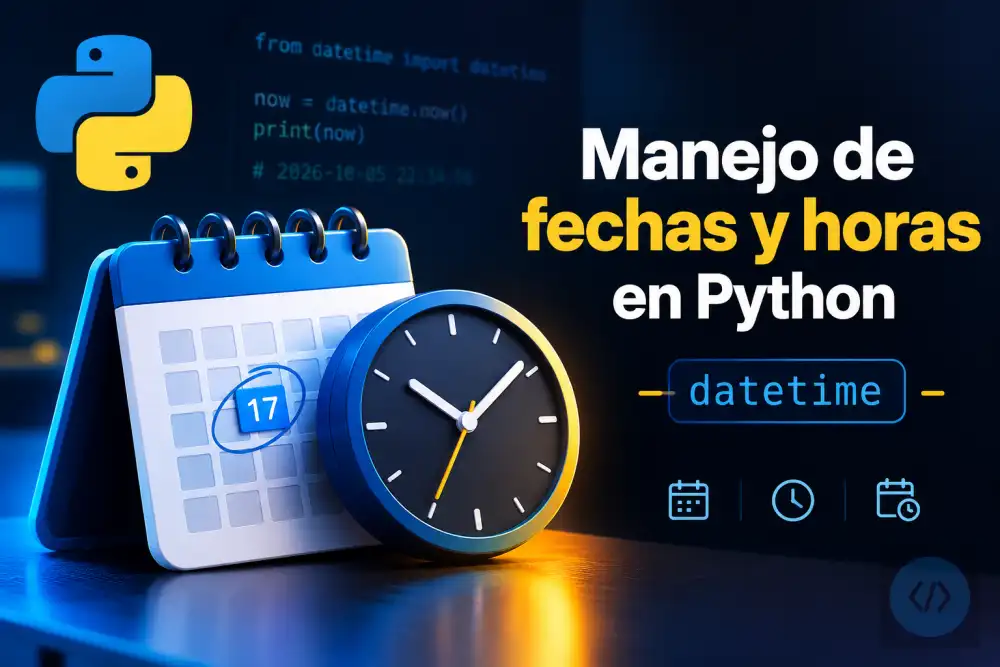 Manejo de fechas y horas en Python: datetime explicado