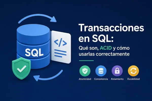 Transacciones en SQL: Qué son, ACID y cómo usarlas correctamente