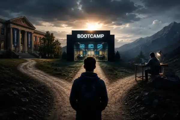 Bootcamp vs universidad vs autodidacta: qué camino elegir para ser programador
