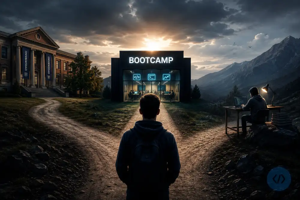 Bootcamp vs universidad vs autodidacta: qué camino elegir para ser programador
