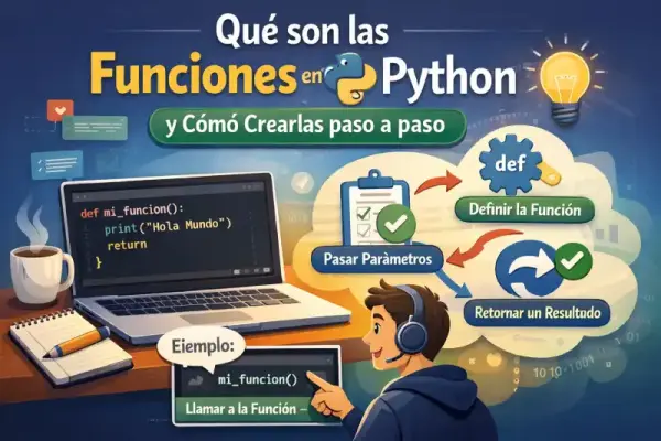 Qué son las Funciones en Python y Cómo Crearlas paso a paso