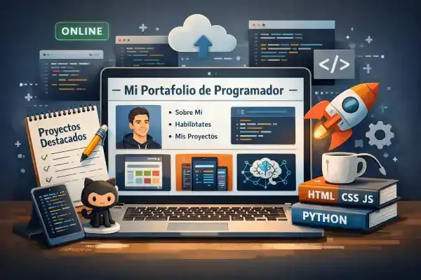 Cómo crear tu primer portafolio como programador paso a paso
