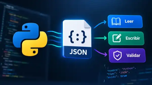 Cómo trabajar con archivos JSON en Python: leer, escribir y validar