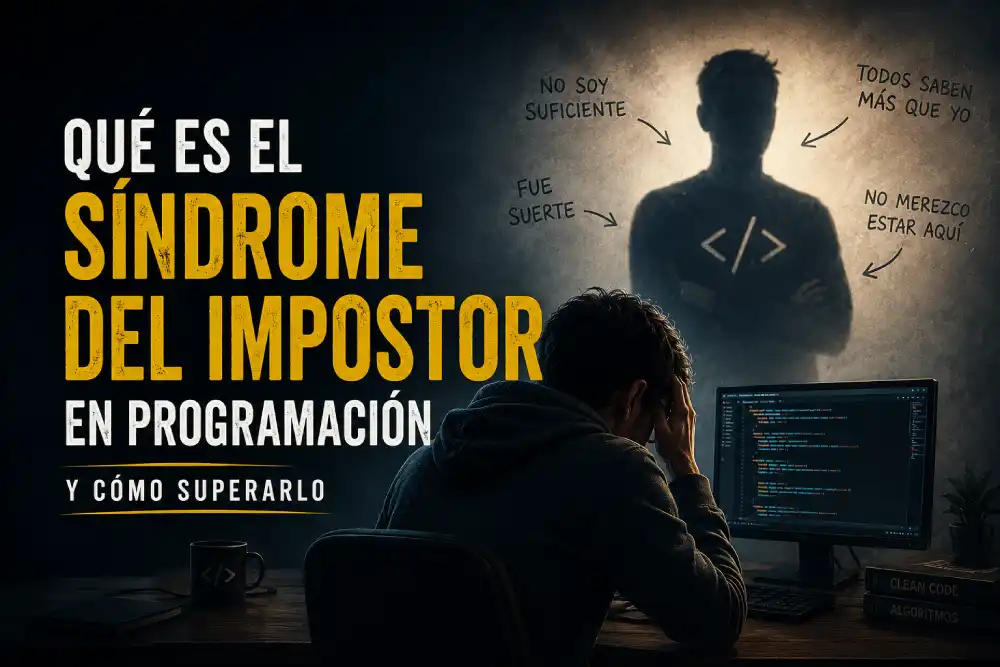 Qué es el síndrome del impostor en programación y cómo superarlo (o al menos invitarlo a tomar un café)