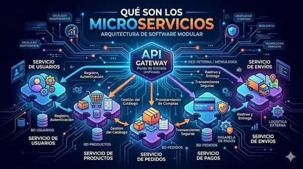 Qué son los Microservicios y en qué se diferencian del Monolito