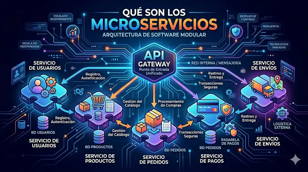 Qué son los Microservicios y en qué se diferencian del Monolito